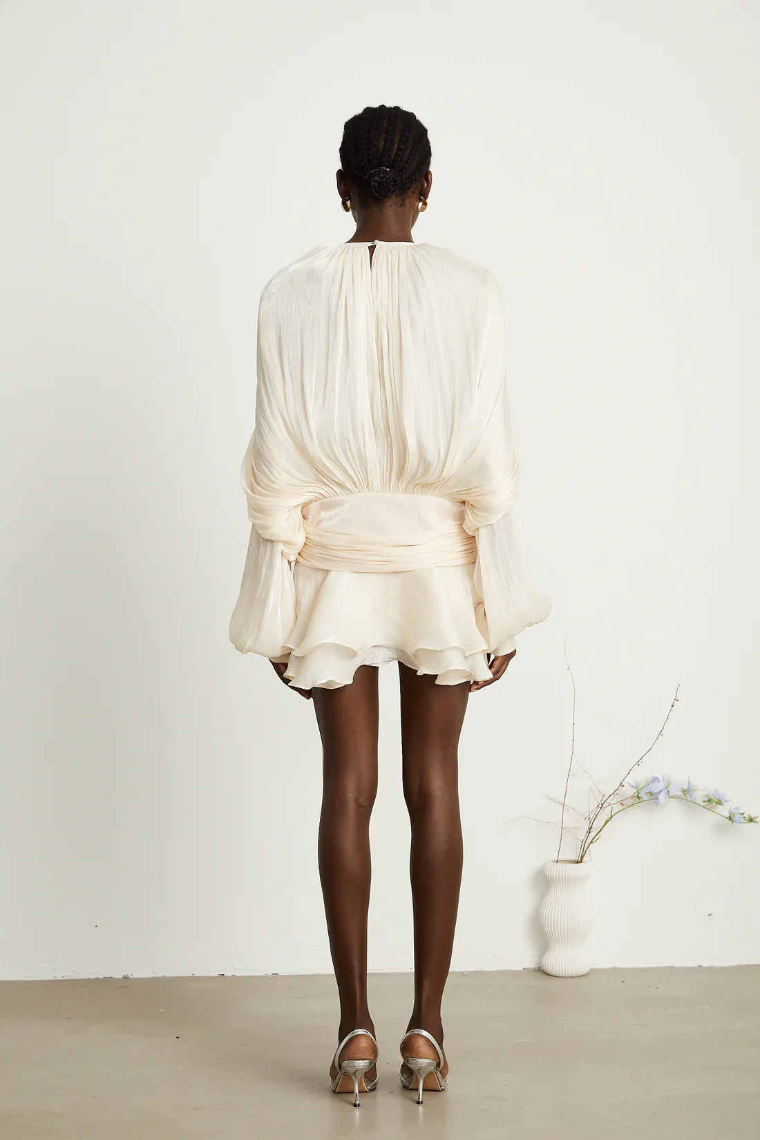Eugénie Fully Pleated Ruffled Mini Dress