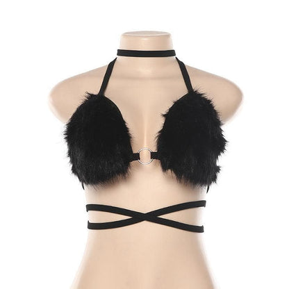 Furry Bra Top
